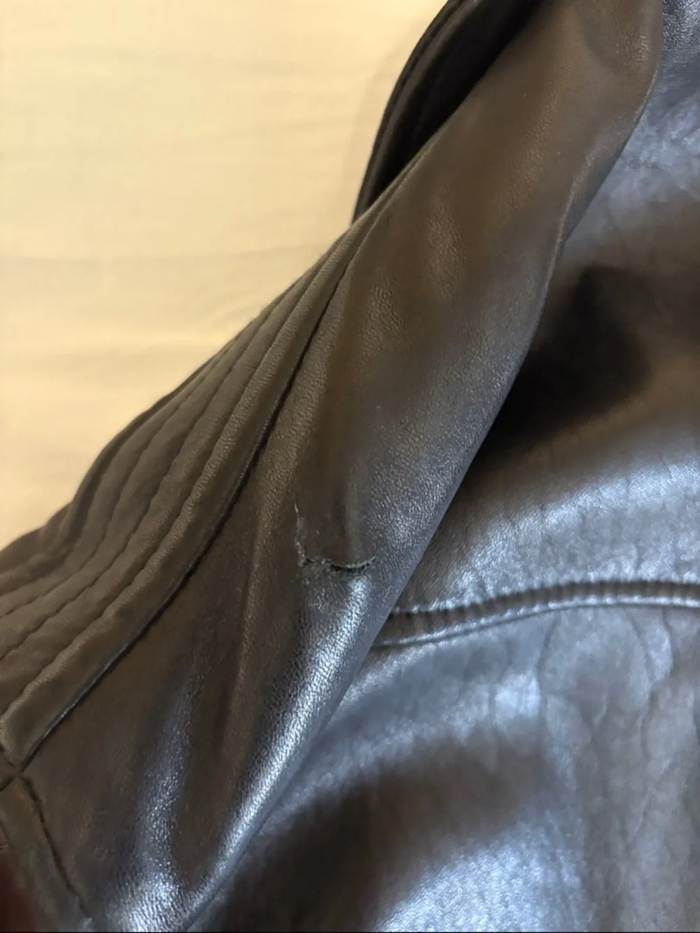 Roundtree & Yorke Leather Jacket Medium - Picture 6 of 6